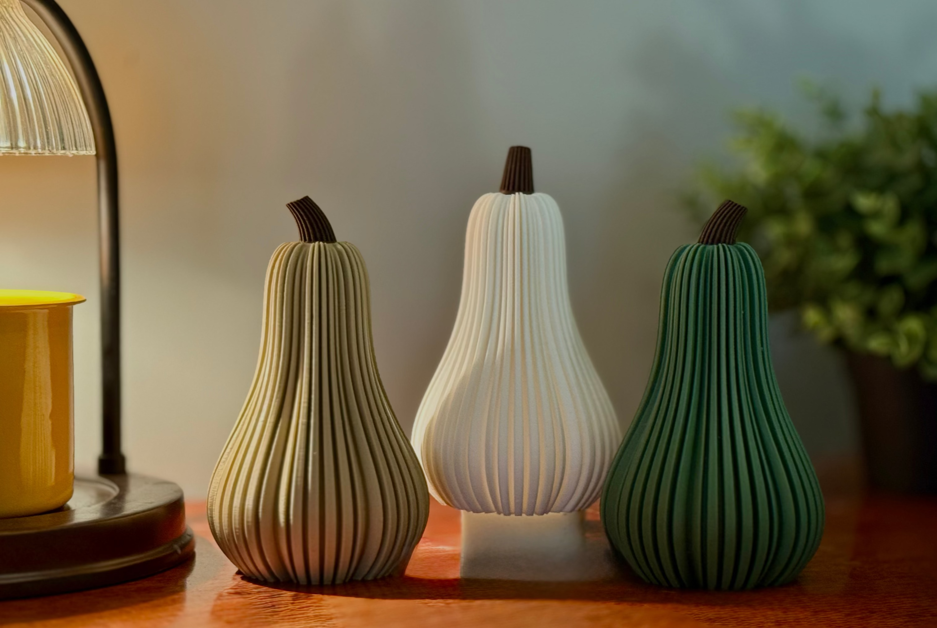 Modern 3D Printed Decorative Gourd